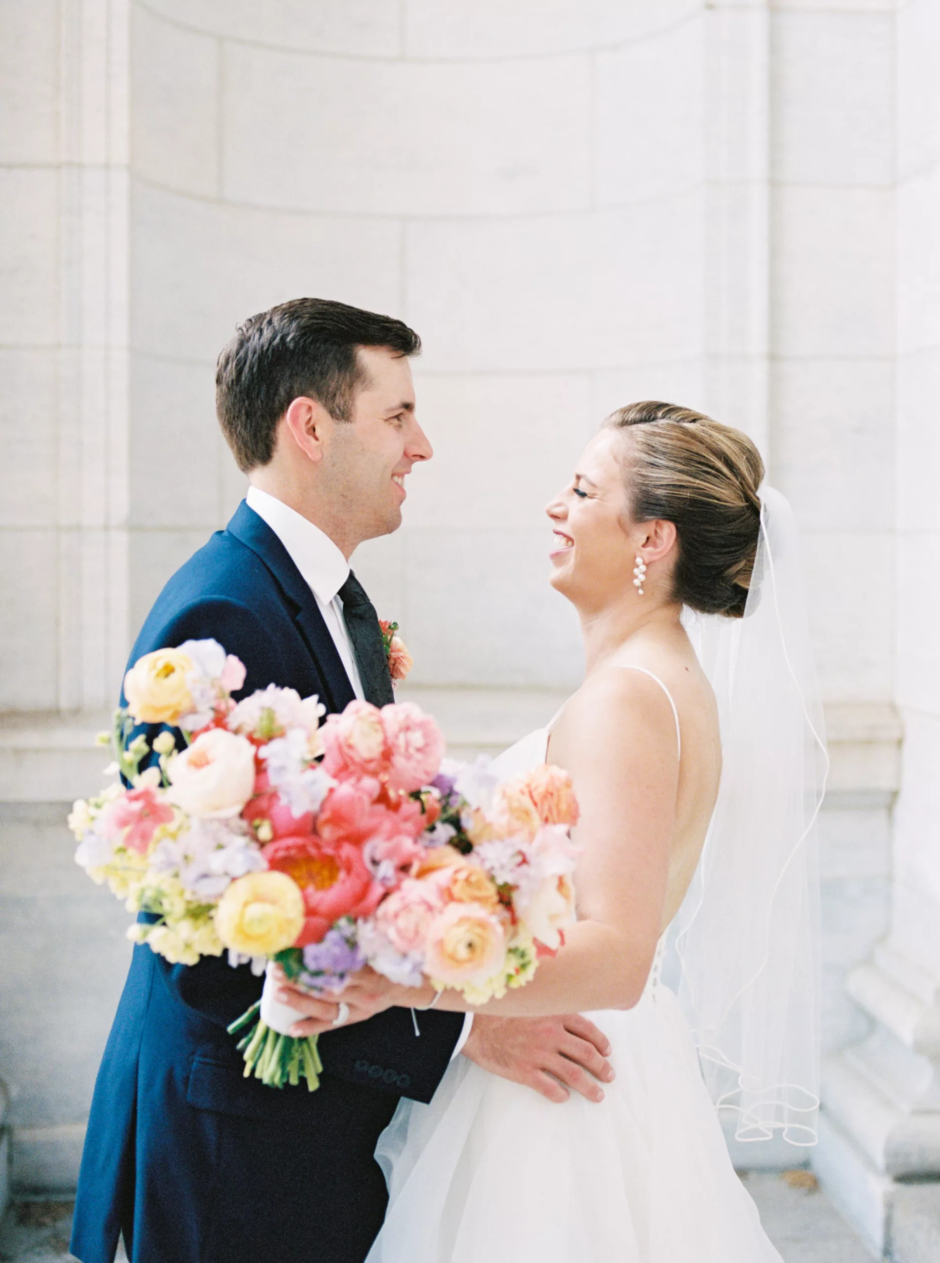 Stunning pastel floral wedding at Des Moines Golf and Country Club